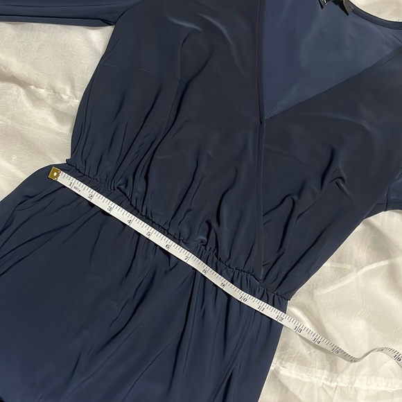 Forever 21 Long Sleeve Wrap Front Dress Small - Picture 12 of 16